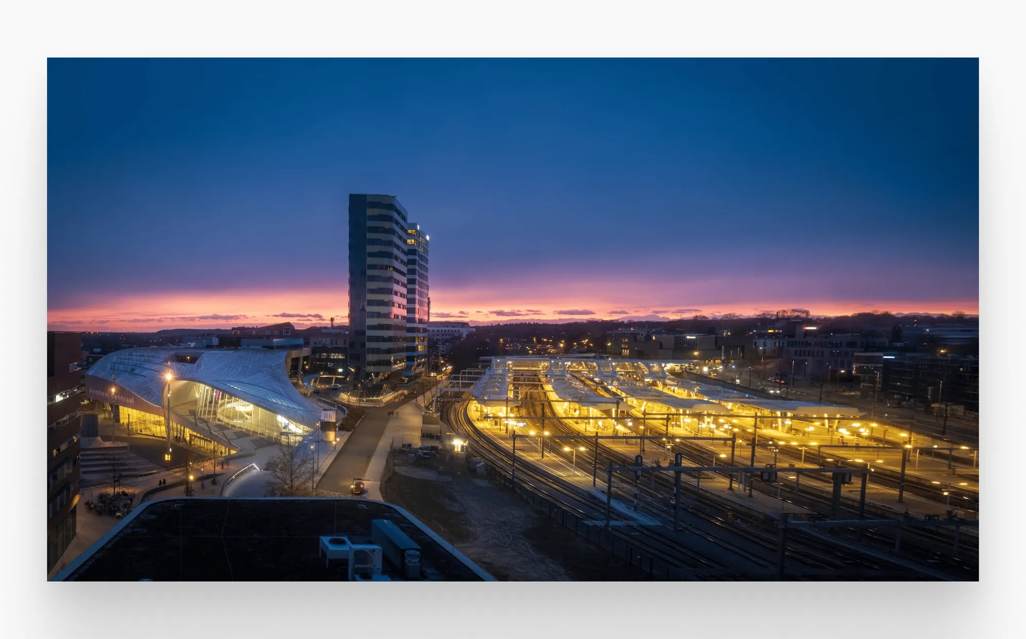 Illustration of the city of Arnhem, home of the startup community